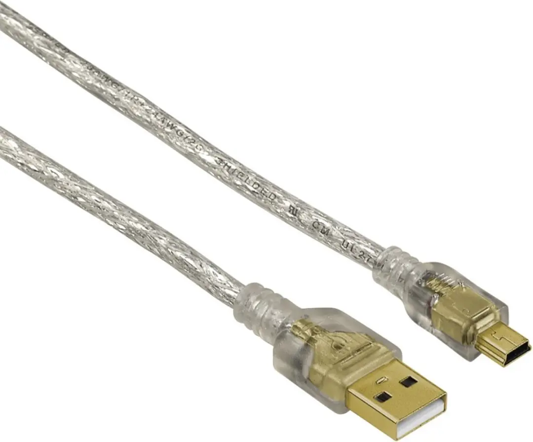 Hama USB Verbindingskabel mini USB 1.8m