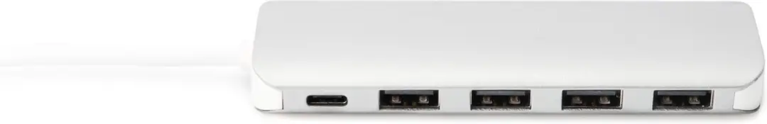 Digitus DA-70242-1 USB-hub 5Gbps - USB-C met 4x USB-A + PD - Zilver