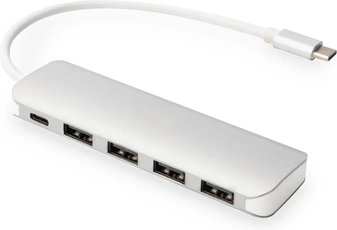 Digitus DA-70242-1 USB-hub 5Gbps - USB-C met 4x USB-A + PD - Zilver - afbeelding 6 van 6