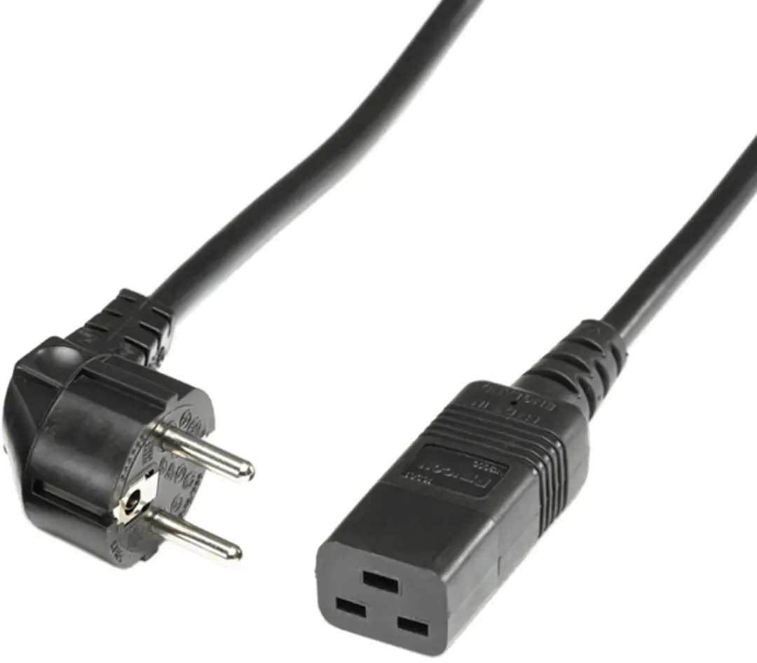 Roline 19.08.1553 Elektriciteitssnoer - Zwart