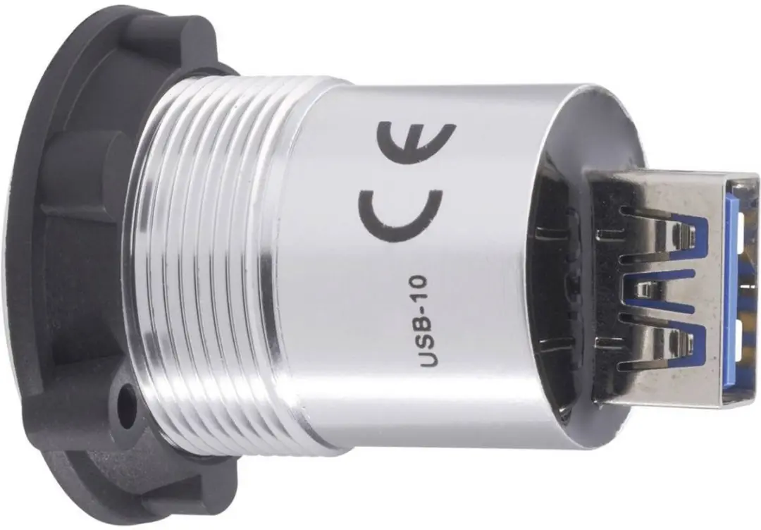 Tru Components USB-10 USB-inbouwbus 3.0 - Zilver