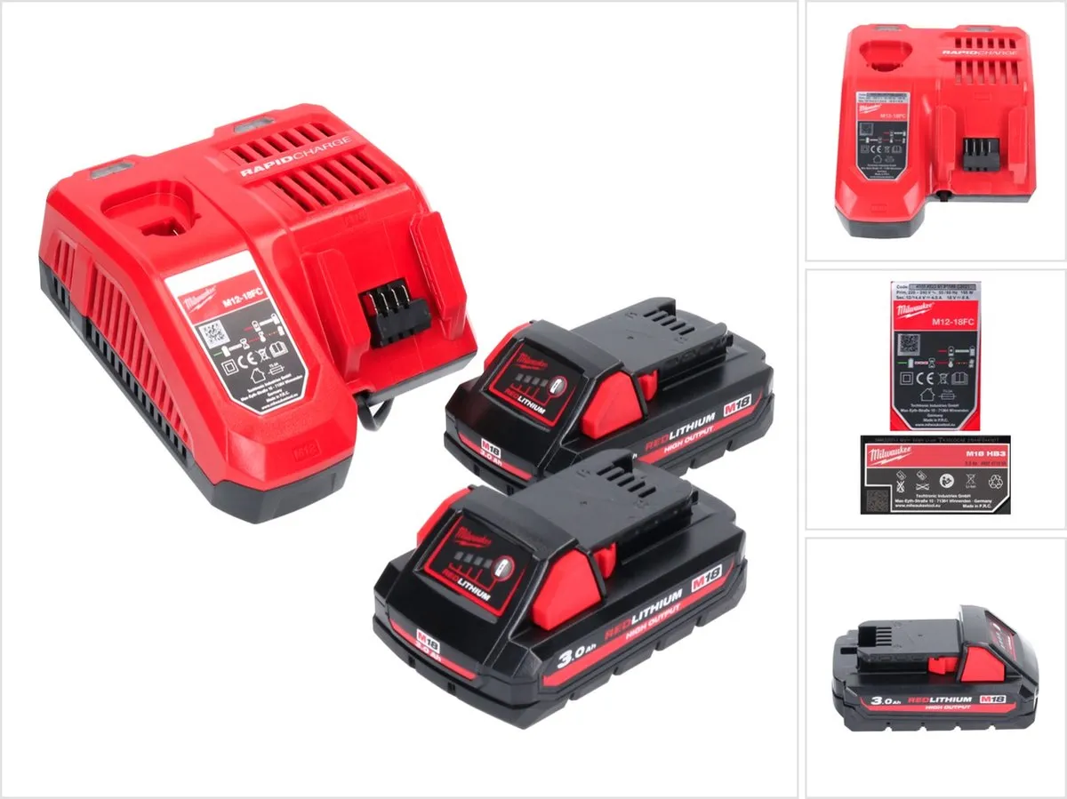 Milwaukee M18 NRG-302 Startset