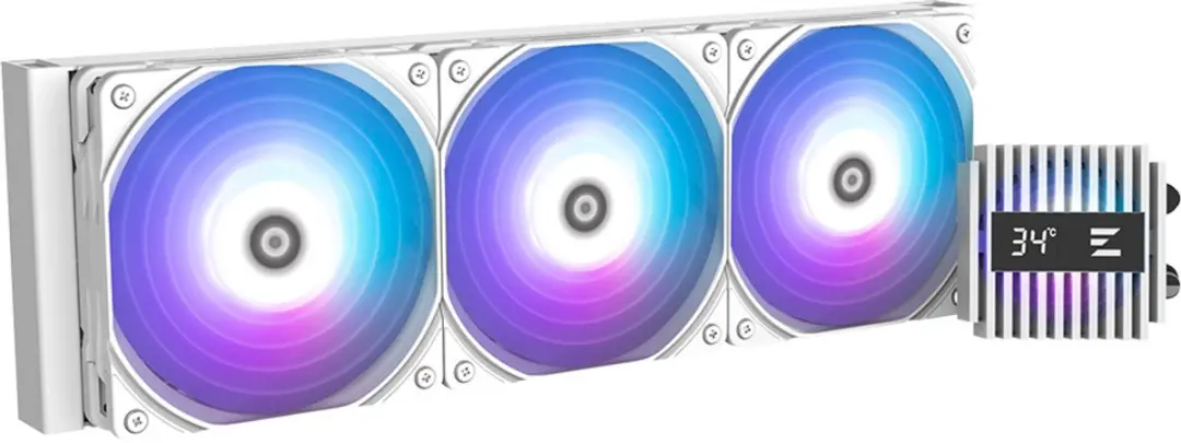 Zalman ALPHA2 A36 White AIO Koeler - 360mm Radiator - 3x RGB Ventilatoren