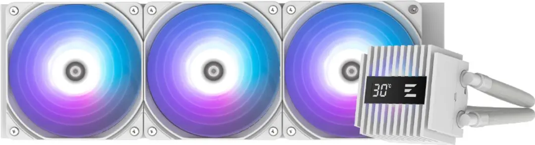 Zalman ALPHA2 A36 White AIO Koeler - 360mm Radiator - 3x RGB Ventilatoren