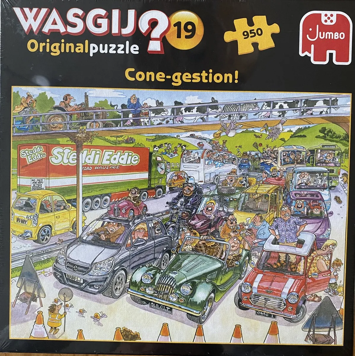 Wasgij Original 19 Pitstop Puzzel 950 Stuks