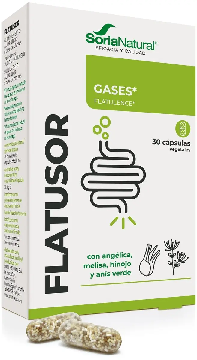 Soria Natural Flatusor Spijsverteringsdrank 3ml