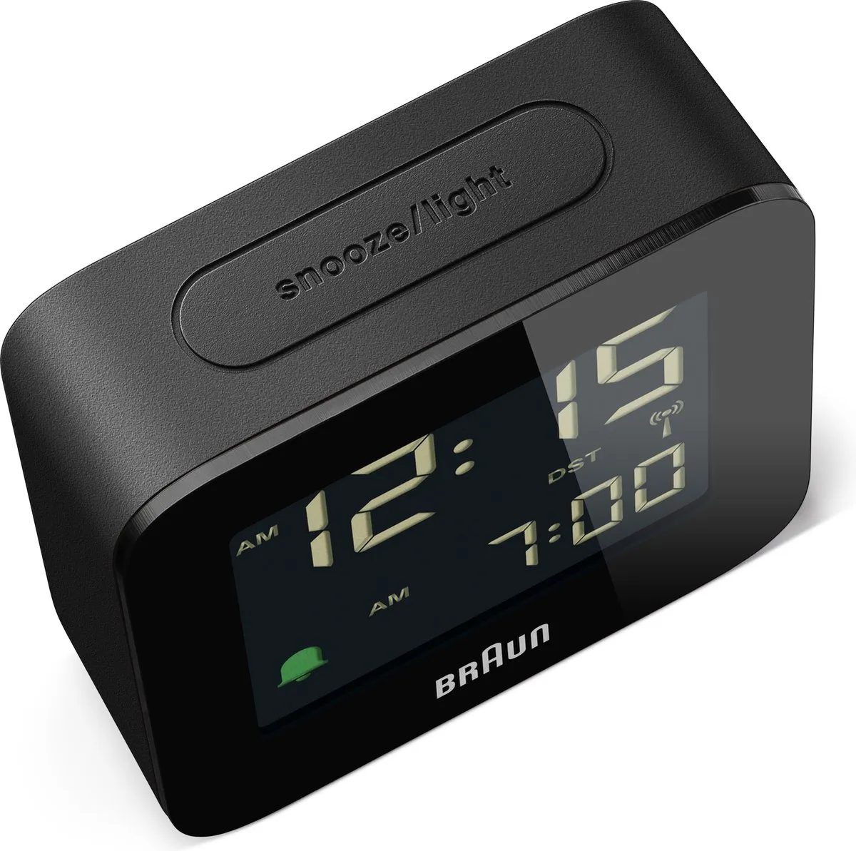 Braun BC08B-DCF Digitaal Reiswekker - Radiogestuurd - Zwart
