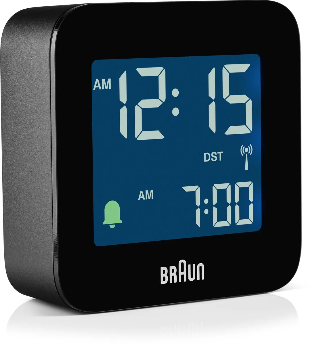 Braun BC08B-DCF Digitaal Reiswekker - Radiogestuurd - Zwart