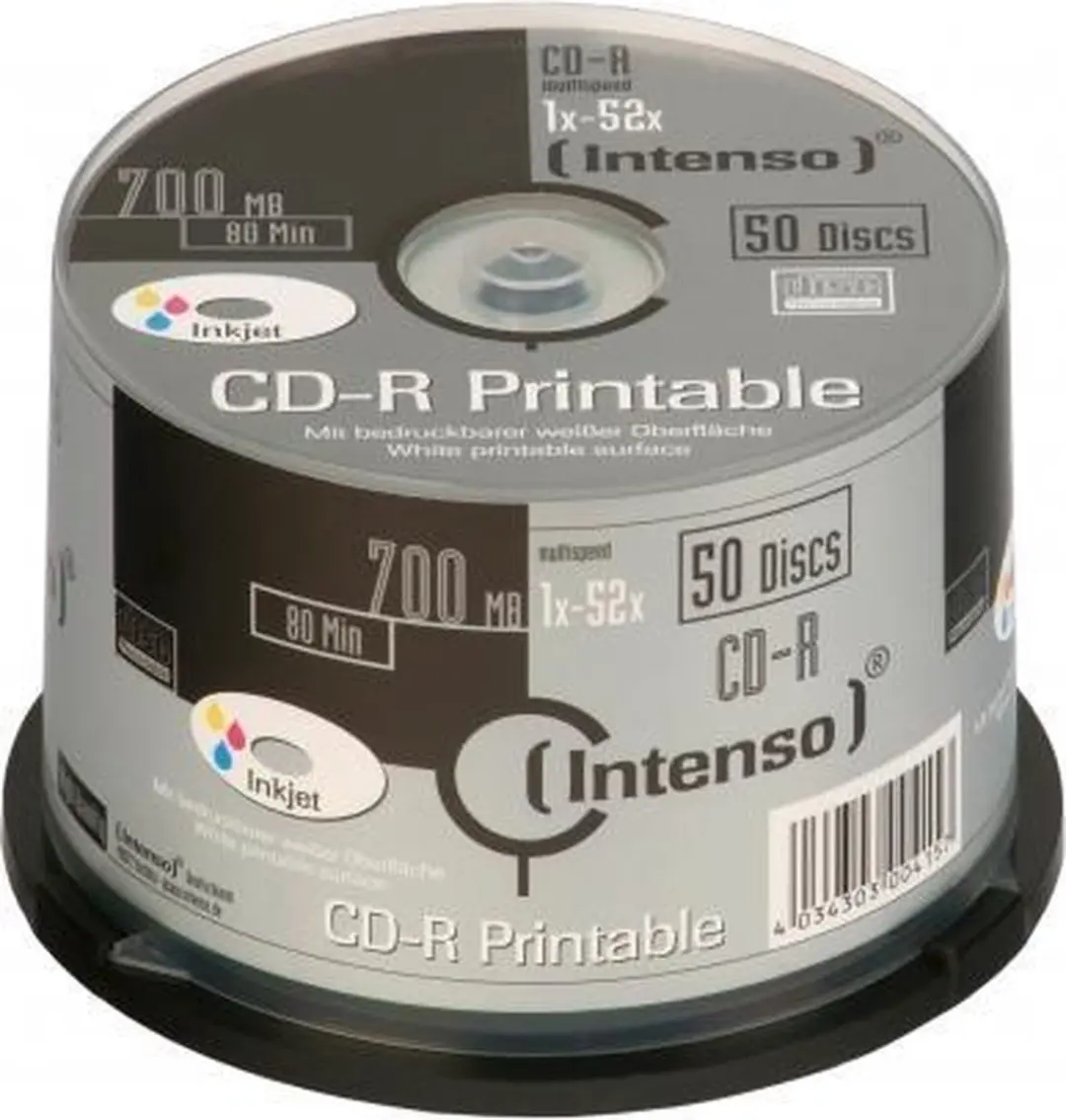 Intenso CD-R 1801125 - 700MB - 50 Stuks