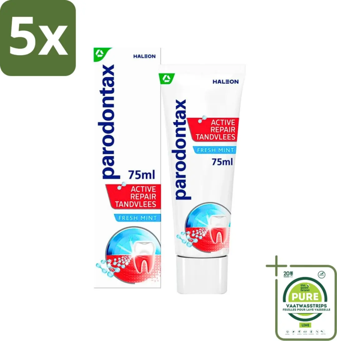 Parodontax Active Repair Tandpasta Fresh Mint 75ml - 20 Stuks