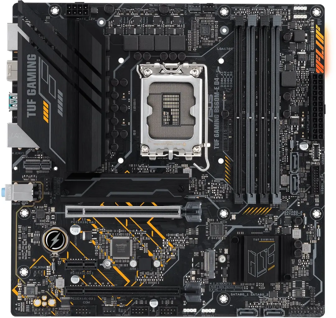 ASUS TUF GAMING B660M-E D4 - Micro ATX Moederbord