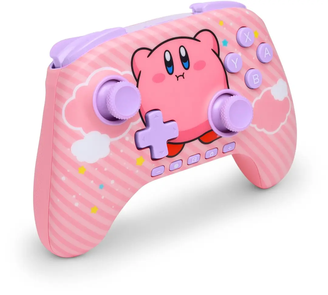 POWERA NSGP0547 Draadloze Controller Nintendo Switch - Kirby Puff Roze
