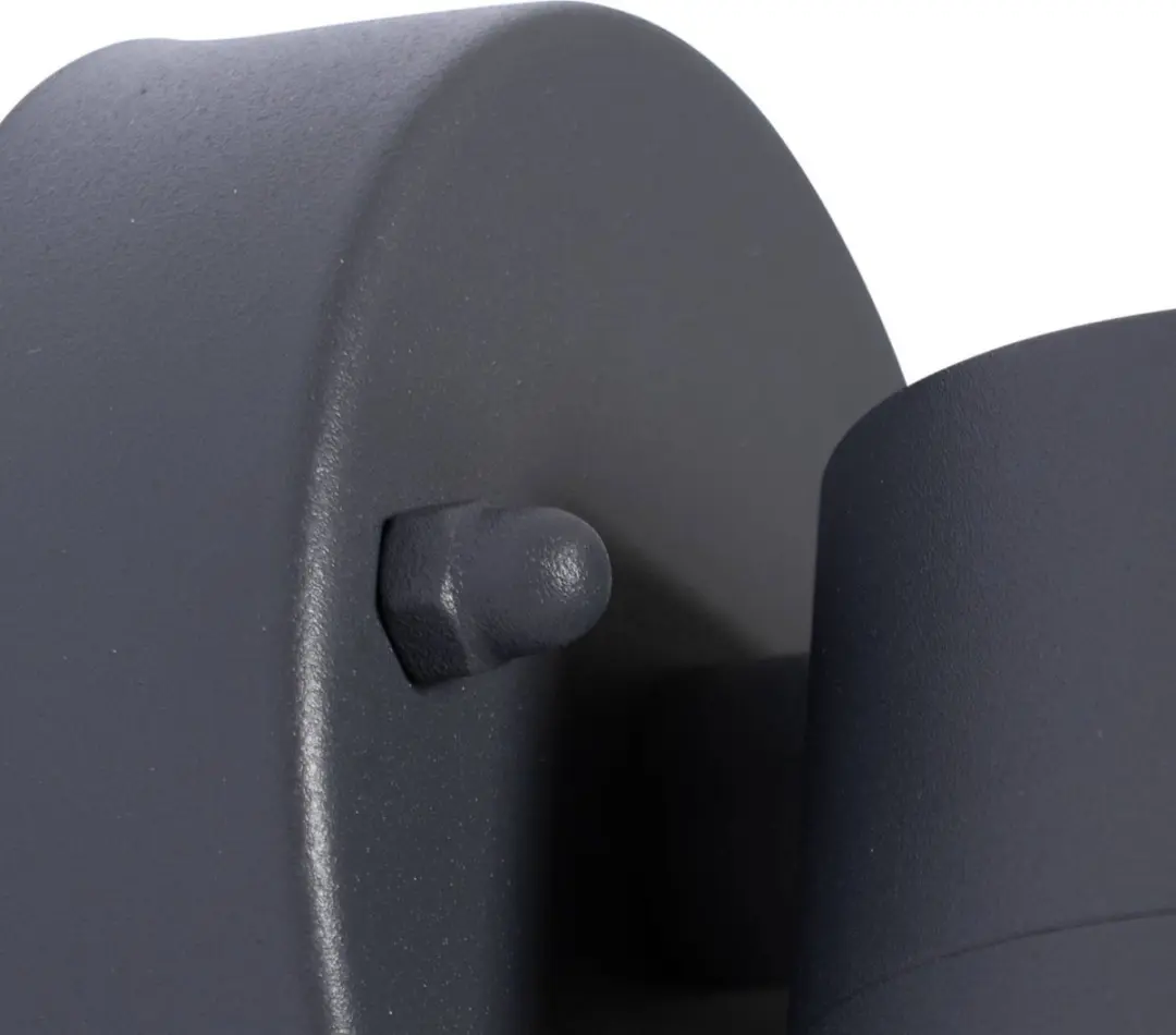 PRIOS Wandlamp Buiten 1 Licht GU10 - Donkergrijs