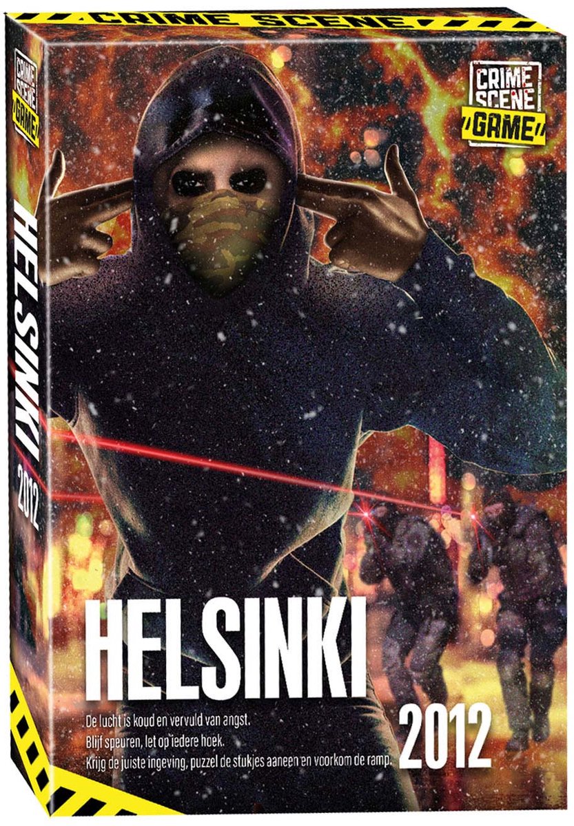 Tactic Crime Scene Helsinki 2012 – Bordspel – Misdaadspel – Scandinavisch Mysterie vol Stilte en Spanning – Diepgaand Onderzoek en Deductie – Crime Scene Serie – Game Storm Studio – 1 of Meer Spelers – Vanaf 18 Jaar