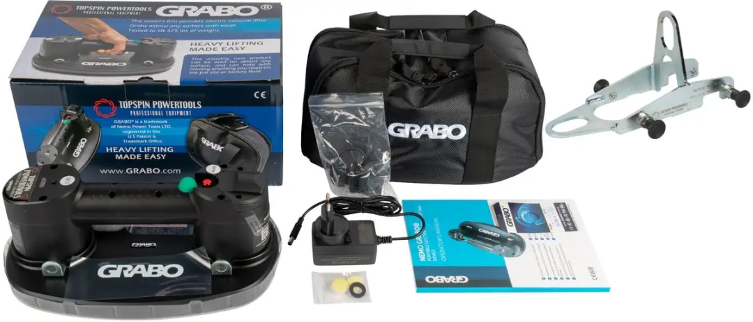 Grabo Plus in Tas Hefoog V-120 Elektrische Vacuümzuiger 120kg - Zwart