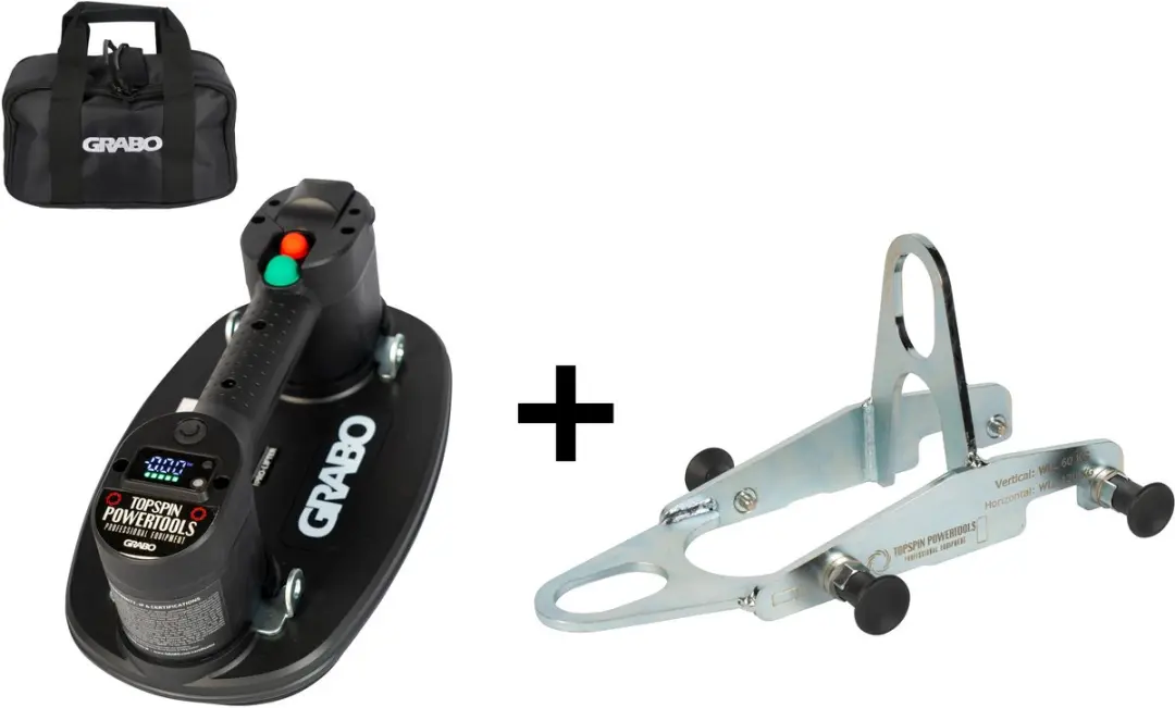 Grabo Pro in Tas + Hefoog V-120 Elektrische Vacuümzuiger 120kg