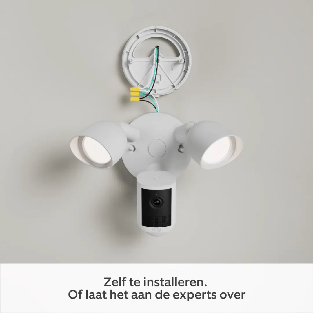 Ring Floodlight Cam 2e Gen - Wit - 2K Video