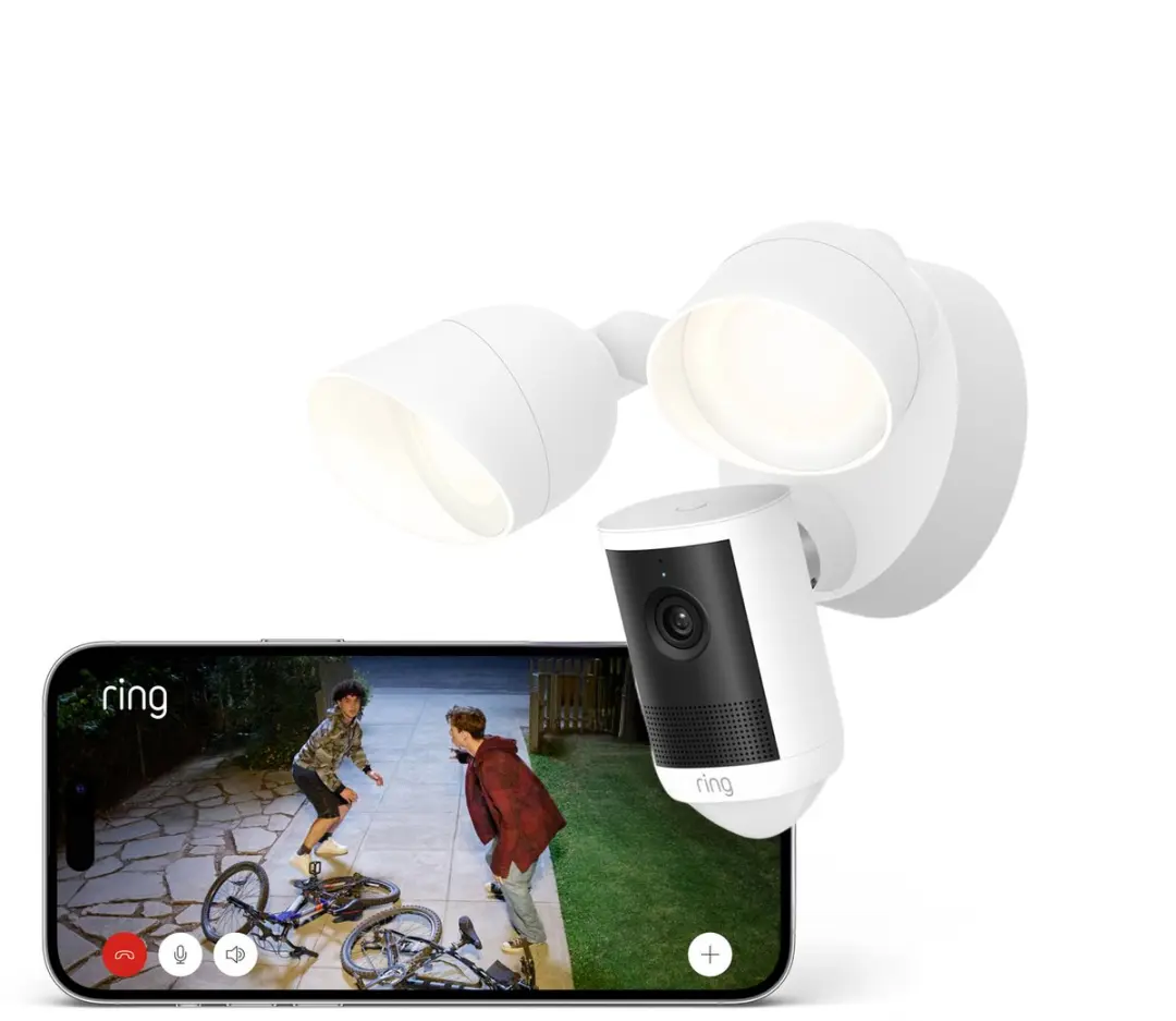 Ring Floodlight Cam 2e Gen - Wit - 2K Video