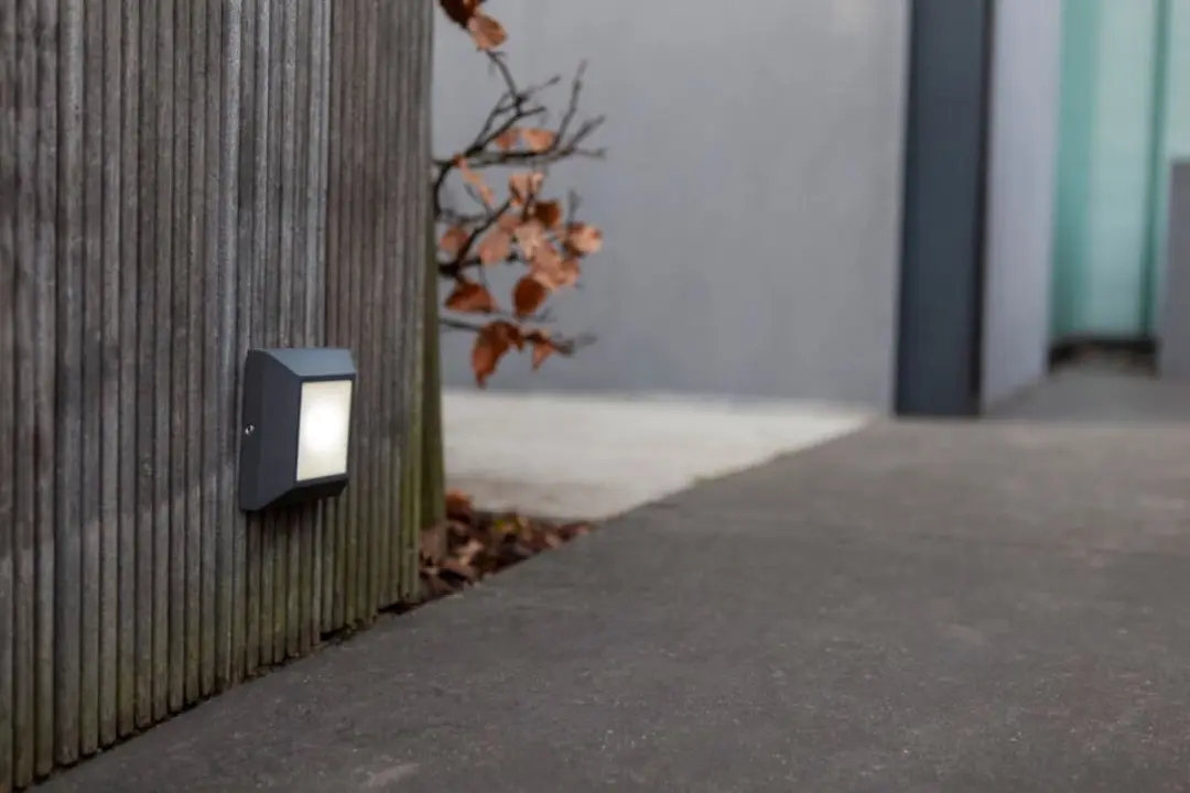 Lutec Helena Wall Small Square - 4.5W Koel wit 4000K - Dark Grey