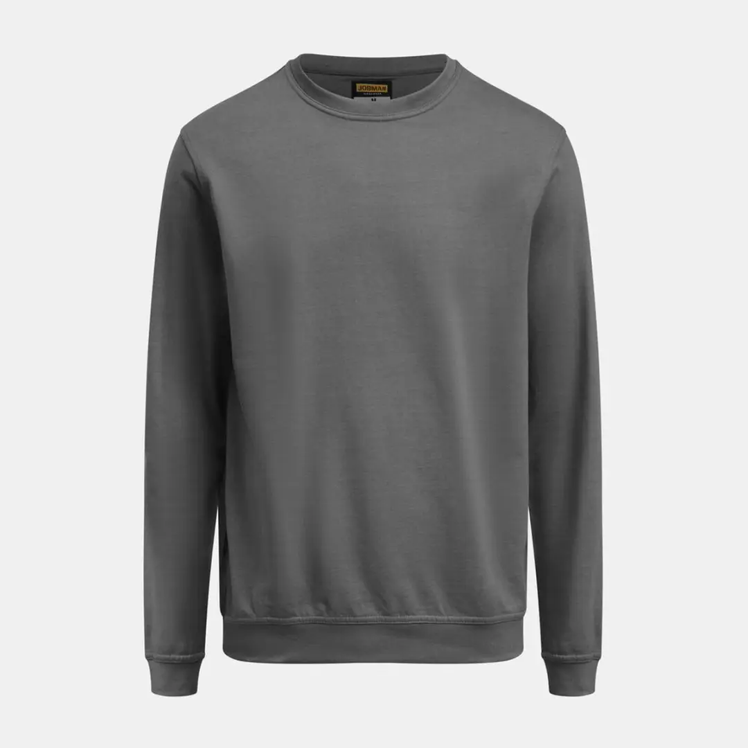 Jobman 5120 Roundneck Sweatshirt 65512010 - Donkergrijs S