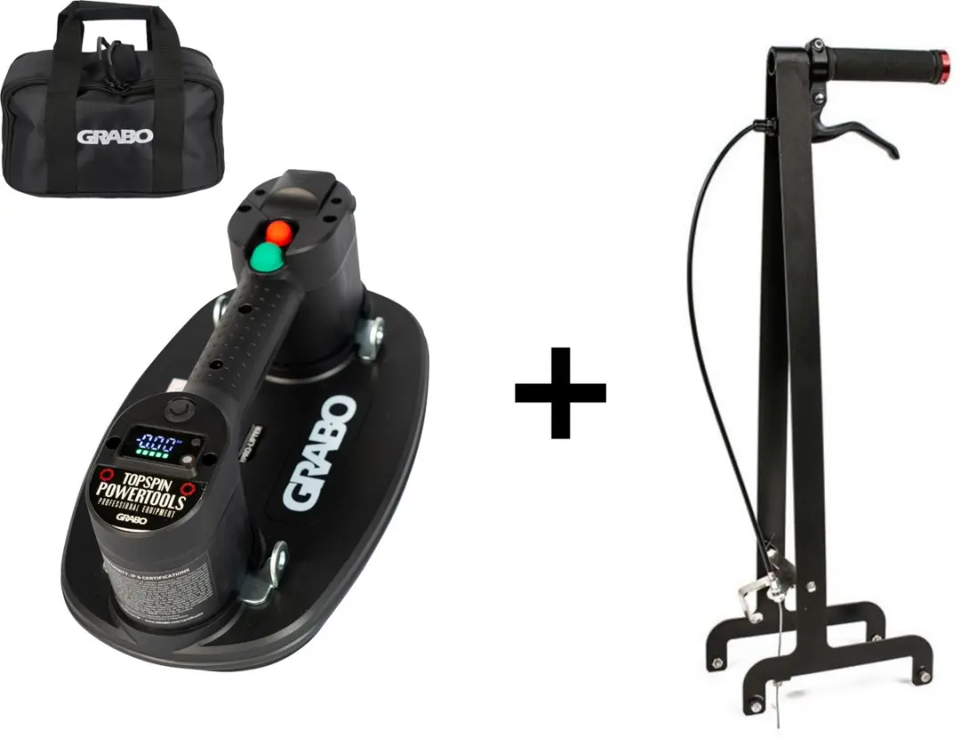 Grabo Pro in Tas + Erguo S1 Handgreep Vacuümzuiger 120kg