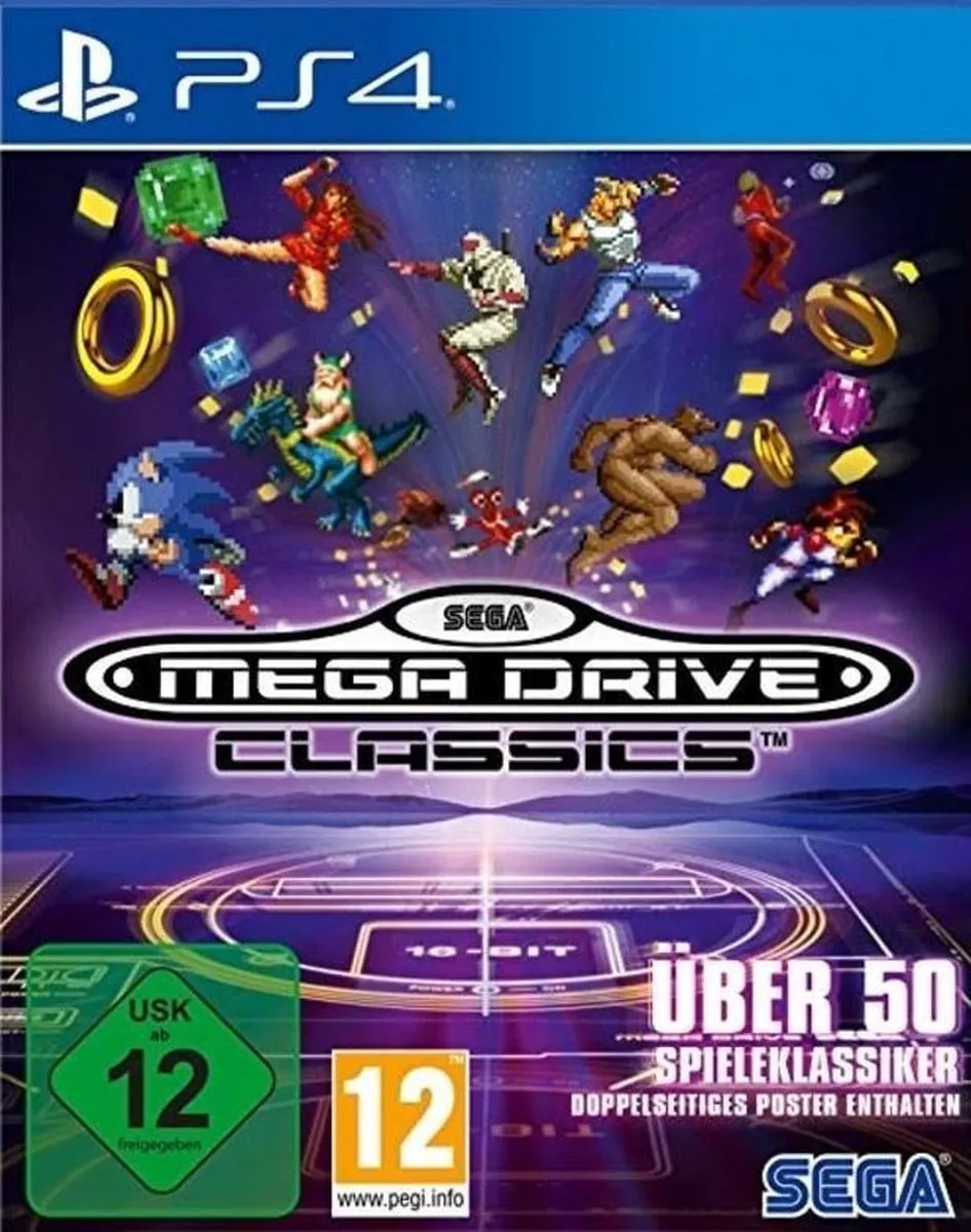 Sega Mega Drive Classics - PS4 - 2 Spelers Offline