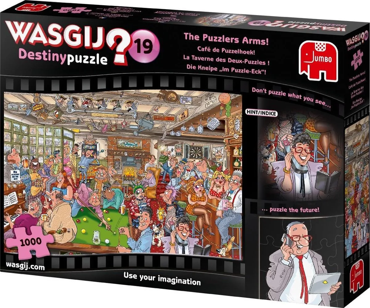 Wasgij Destiny Café De Puzzelhoek Puzzel 1000 Stuks - Multicolor - afbeelding 6 van 6
