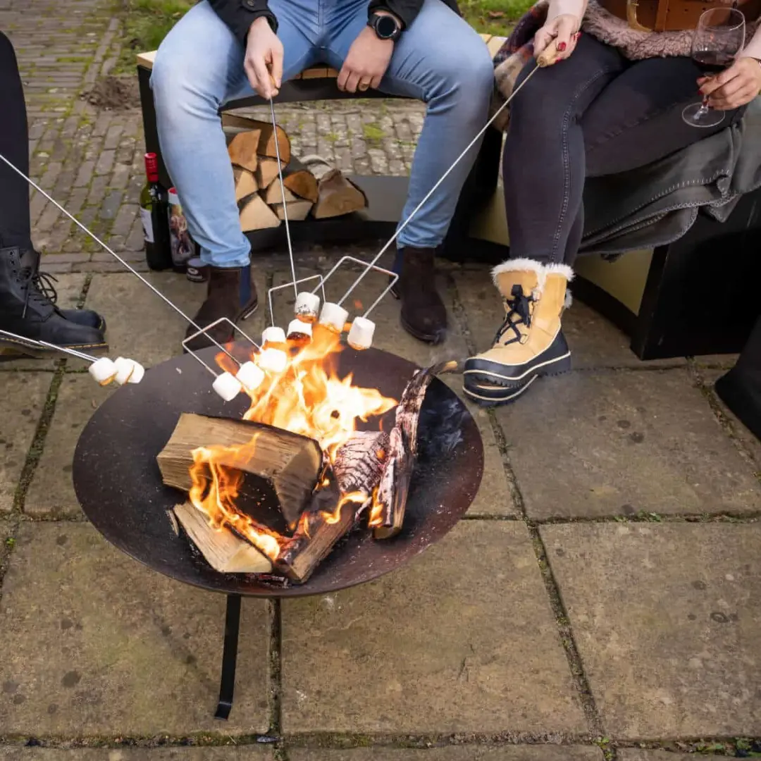 Esschert Design Marshmallow Vork FF158 - 9,2 cm - Aluminium - afbeelding 3 van 6