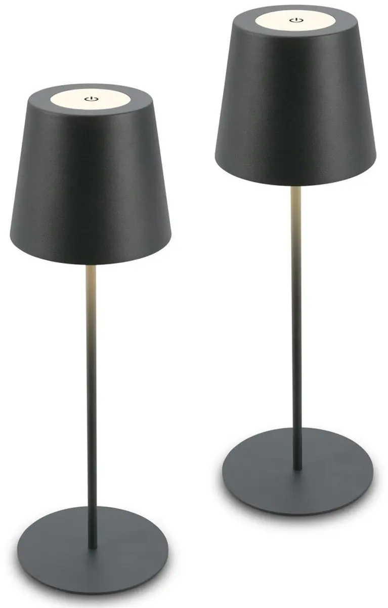 Briloner Set van 2 Oplaadbare Tafellampen IP44