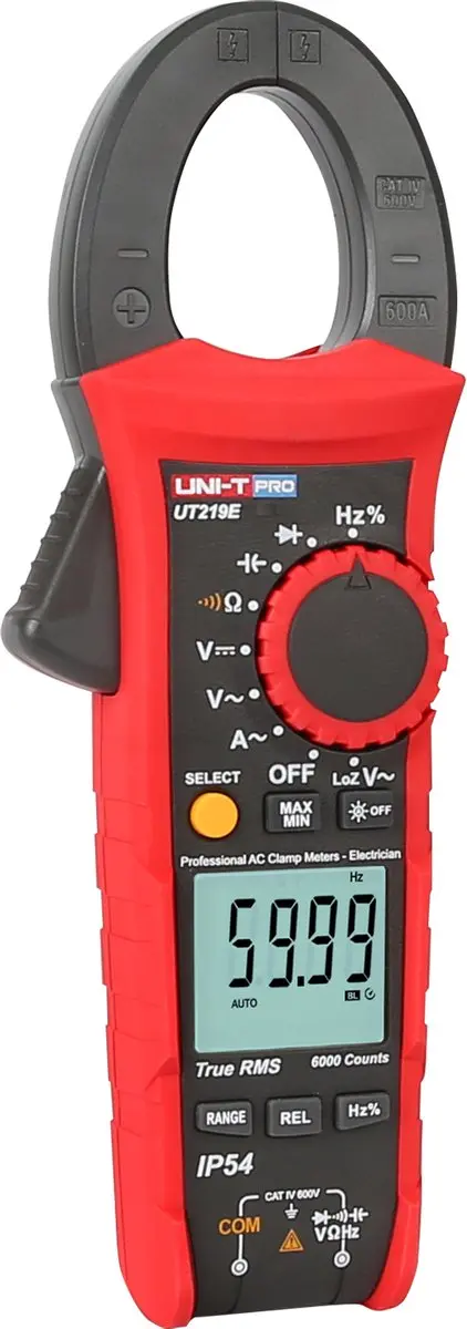 UNI-T PRO UT219E Ampèremeter 600A - True RMS