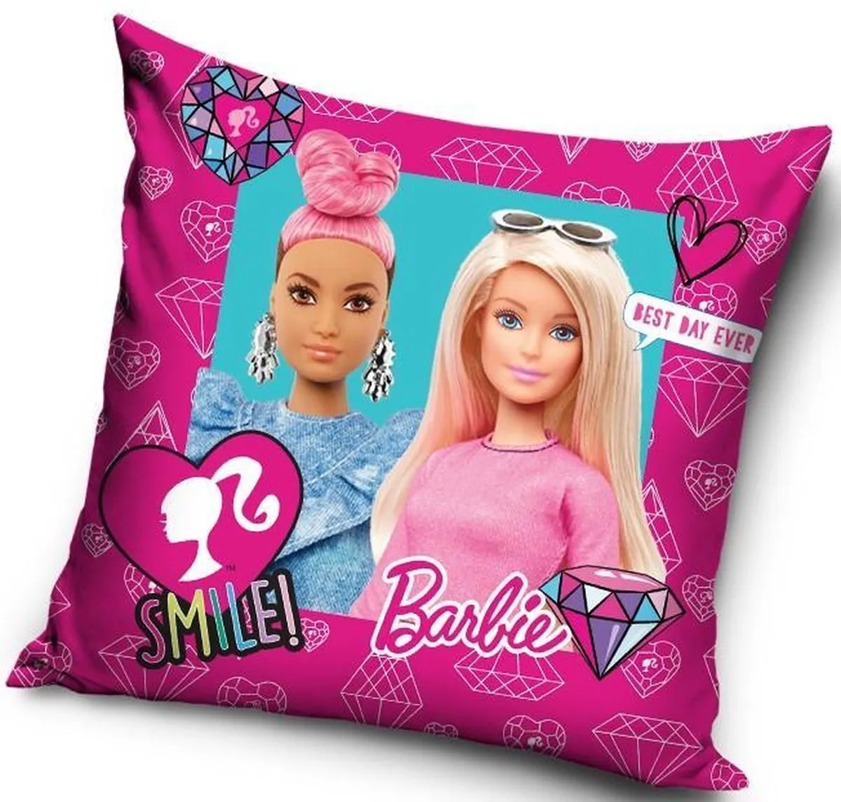 Barbie Smile! Sierkussen 40x40cm