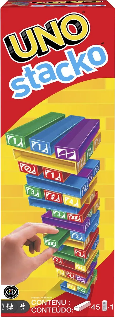 Mattel UNO Stacko Jenga