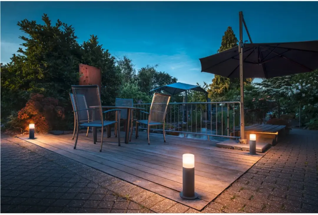 SLV Grafit E27 11W Staande Buitenlamp IP44 - 300mm Antraciet