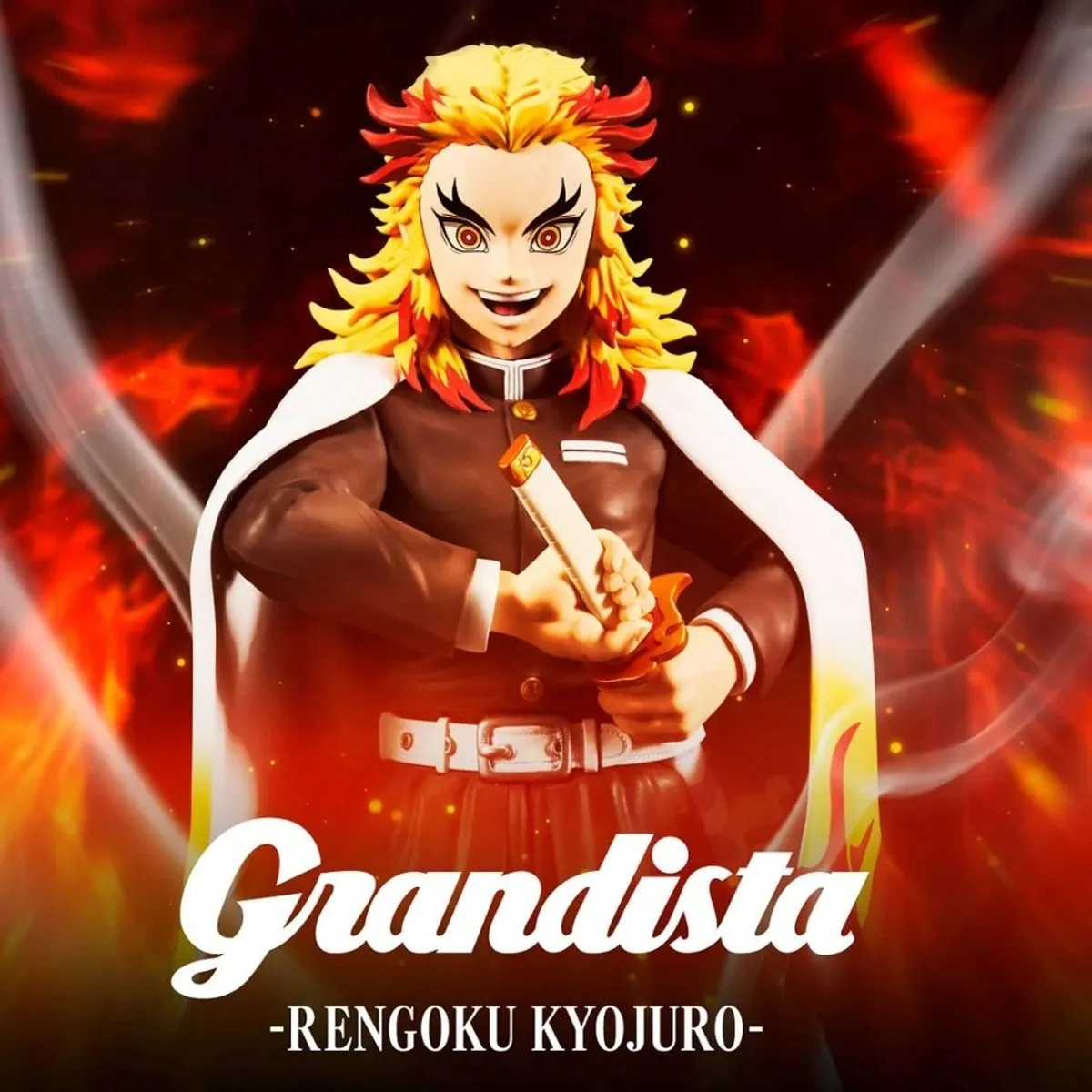 Bandai Demon Slayer Kyojuro Rengoku Grandista Figuur - Multicolor