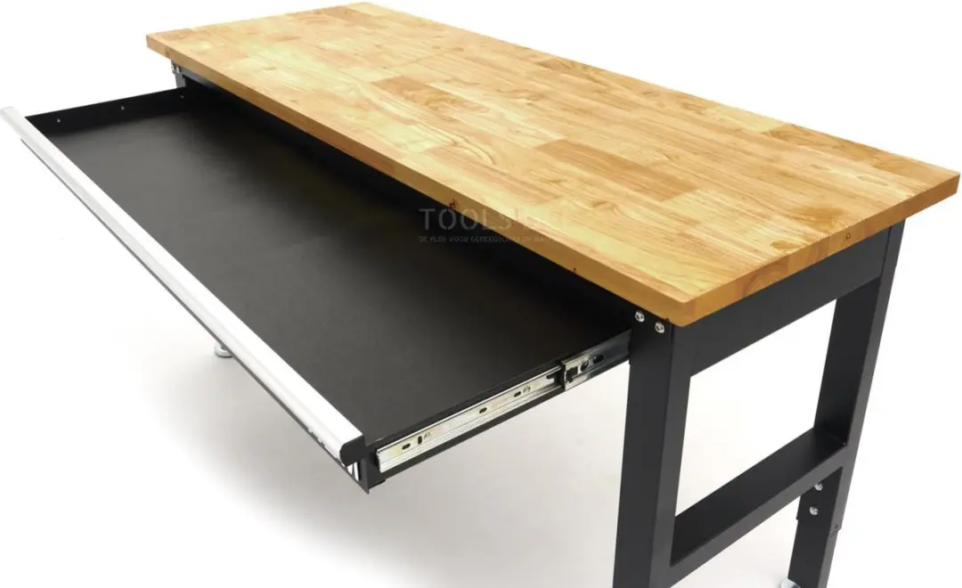 HBM Machines Hoogteverstelbare Werkbank 152cm - Massief houten blad - 1125 kg