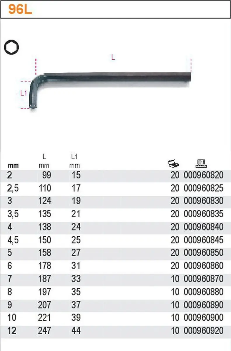 Beta Inbussleutel 5 mm