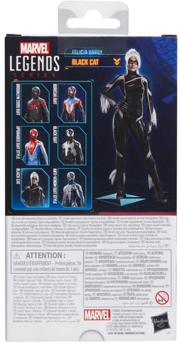 Hasbro Spider-Man 2 Marvel Legends Gamerverse Action Figure Felicia Hardy (Black Cat) 15 cm Action Figuur