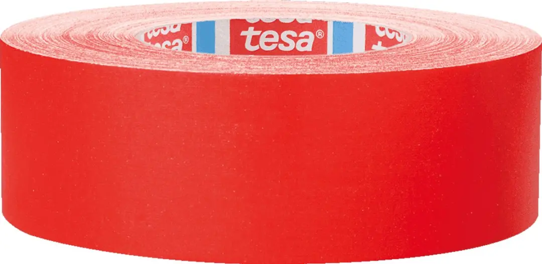 Tesa 4651 Textieltape 50m - 50mm - Rood