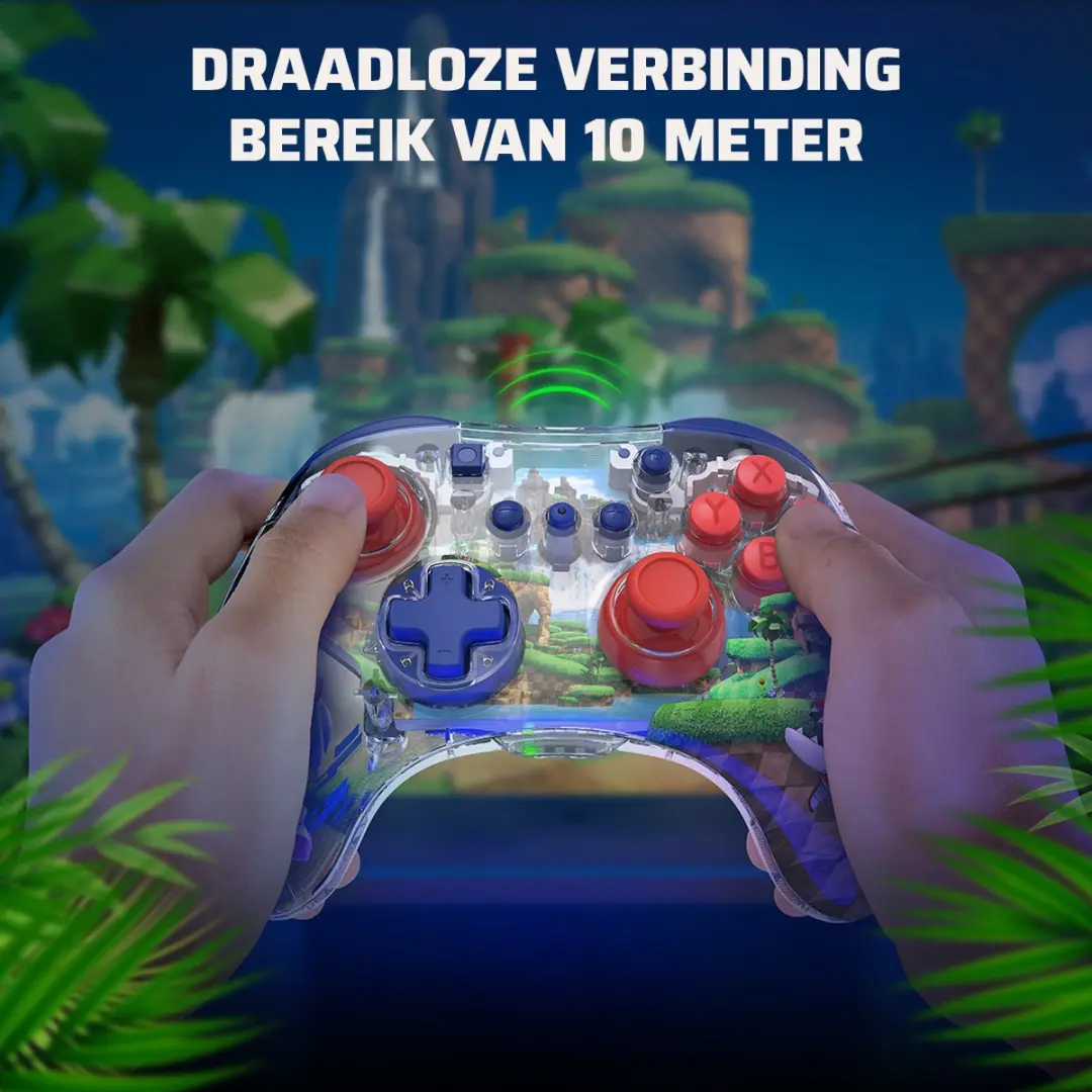 PDP Realmz Draadloze Controller 500-234-SON - Sonic Green