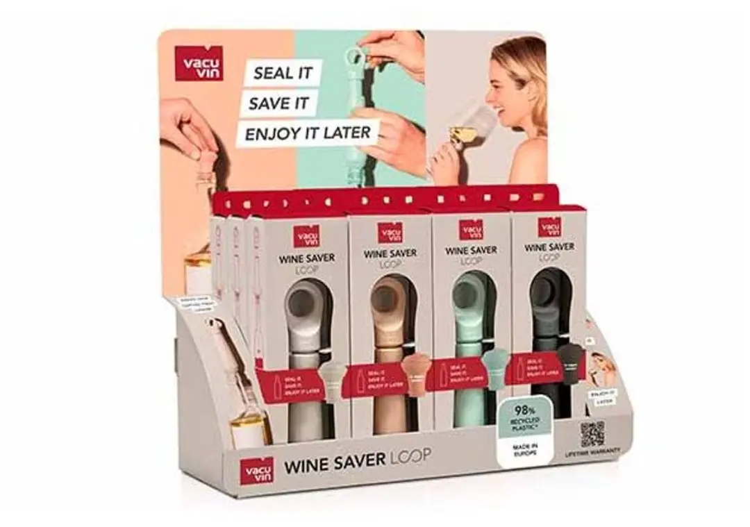 VacuVin Wine Saver Loop Toonbankdisplay