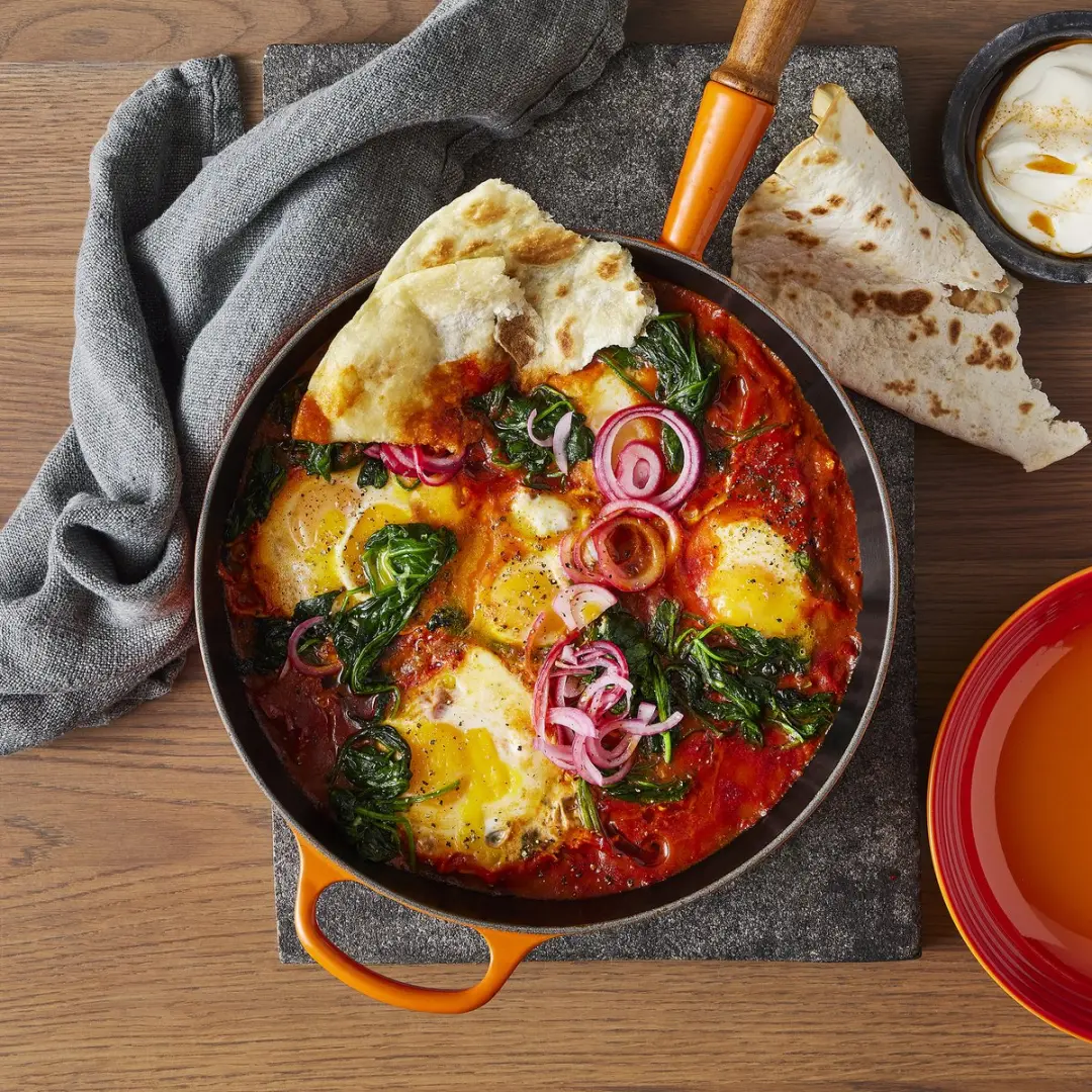 Le Creuset Signature Koekenpan Oranjerood 28cm - afbeelding 6 van 6
