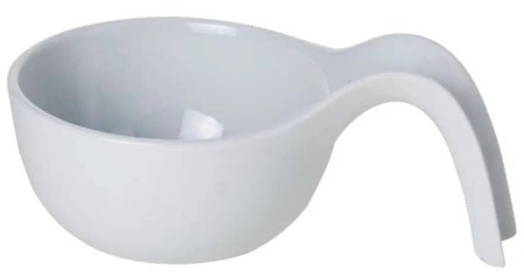 Cosy&Trendy Lepelvormige Schaal Wit 12,5-18cm