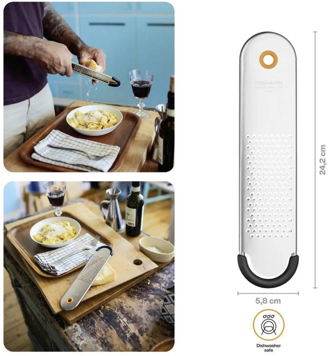 Fiskars FF Fijne Frictie Mesbescherming - Kleurloos