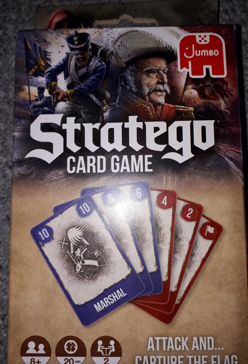Jumbo card game Stratego - kaartspel - val aan en verover de vlag