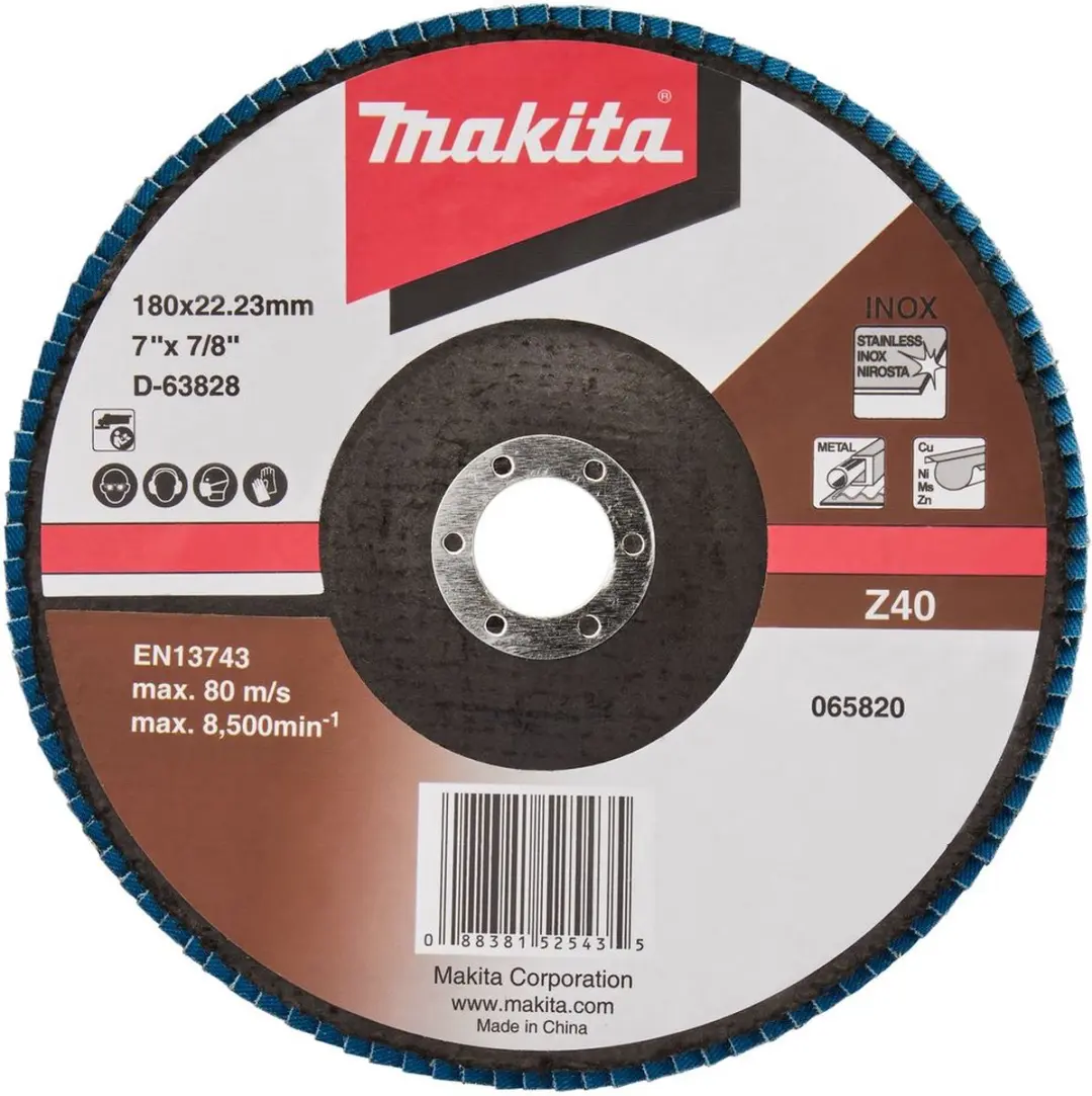 Makita Lamellenschijf 180mm Z40 D-63828