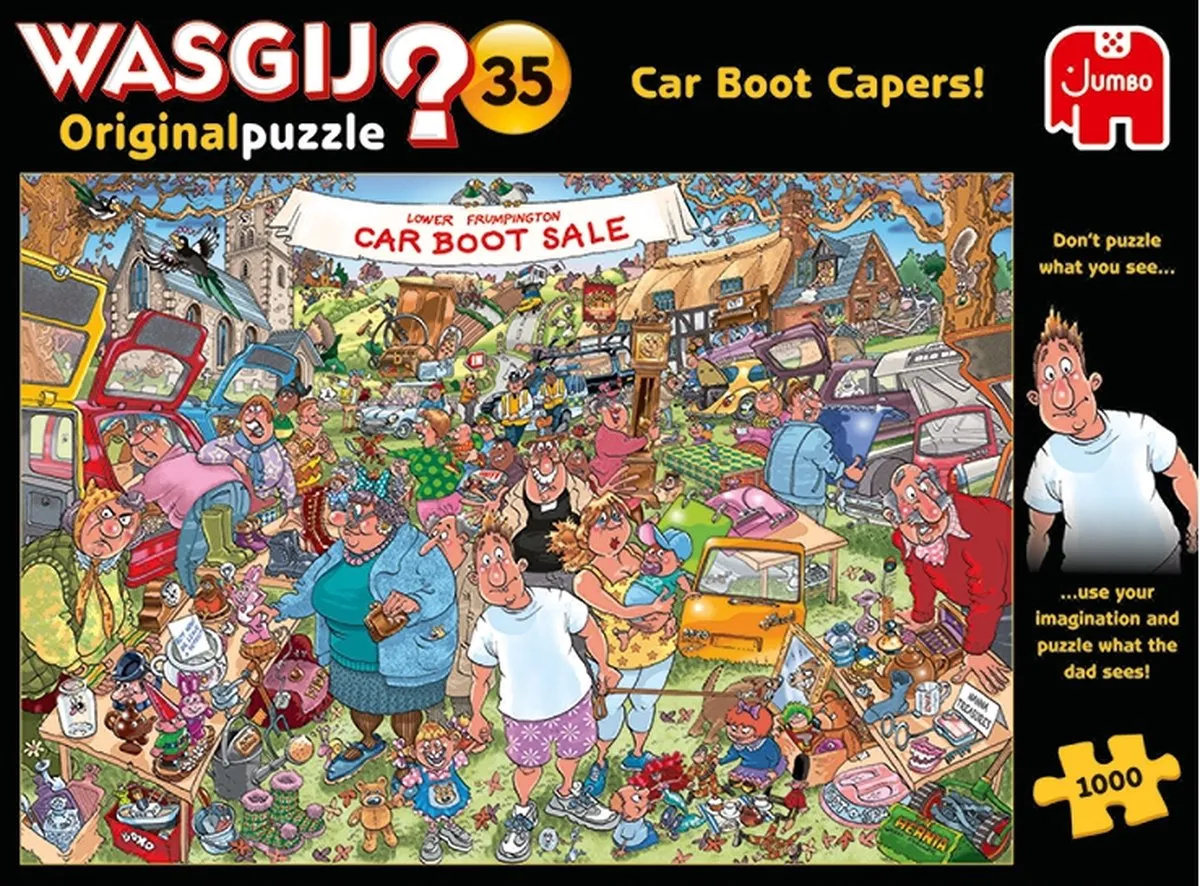 Wasgij Original 35 Vlooienmarkt Vondsten! Puzzel 1000 Stuks