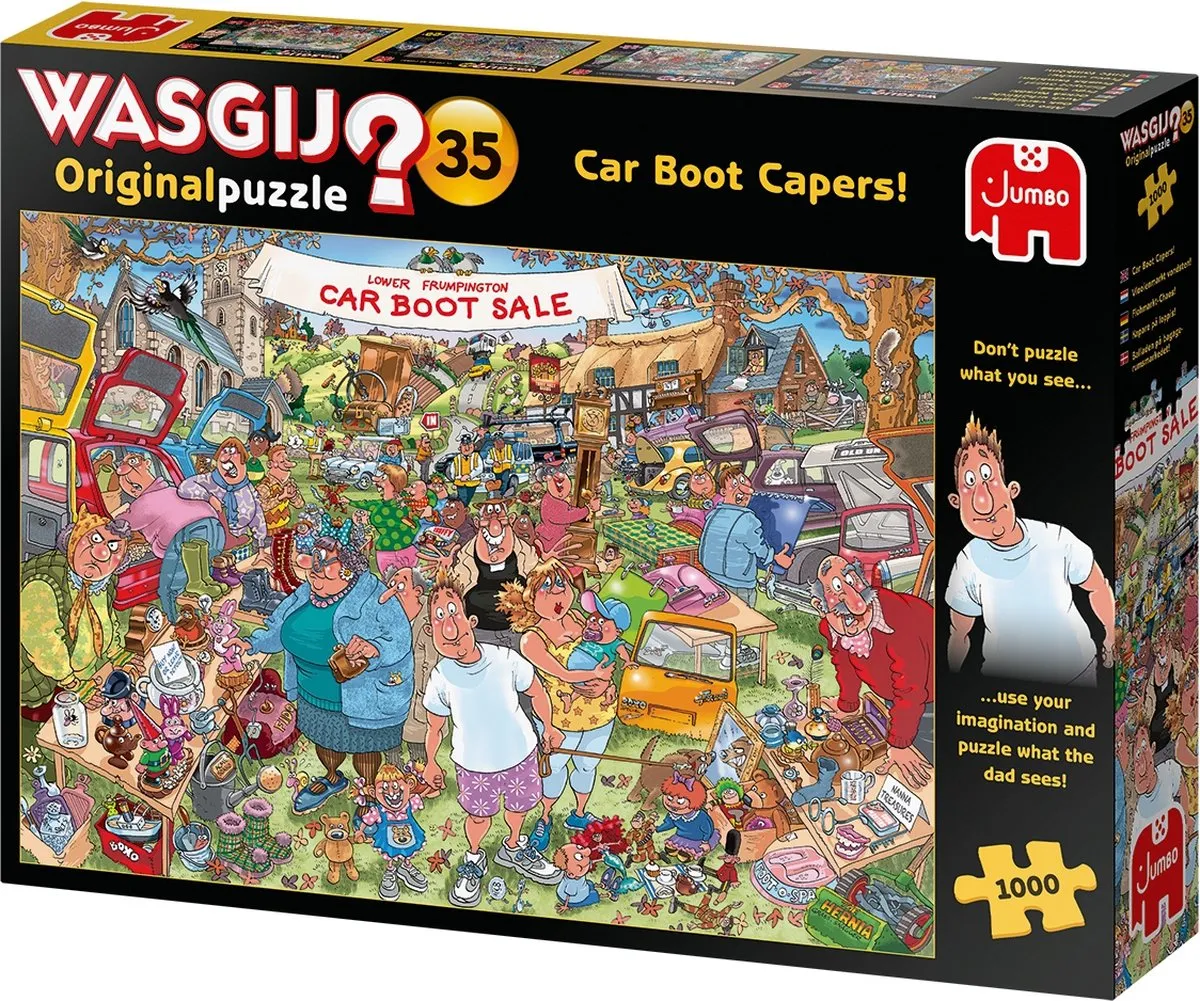 Wasgij Original 35 Vlooienmarkt Vondsten! Puzzel 1000 Stuks