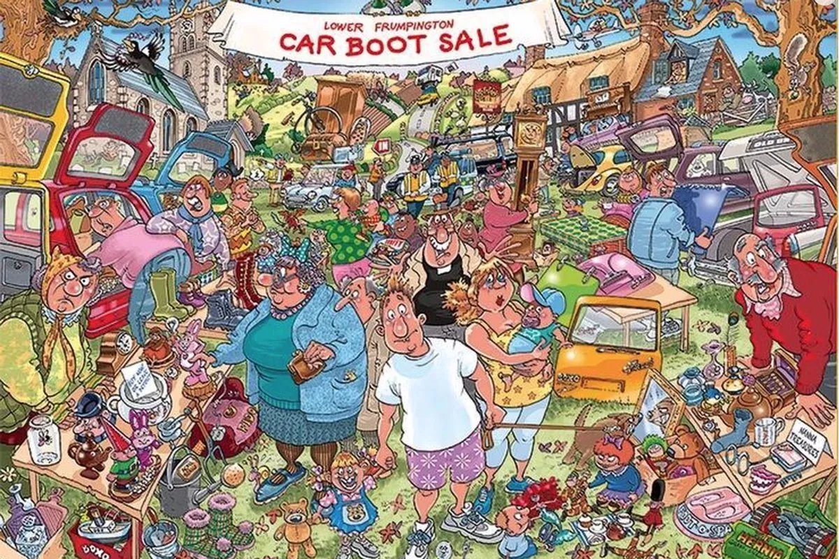 Wasgij Original 35 Vlooienmarkt Vondsten! Puzzel 1000 Stuks