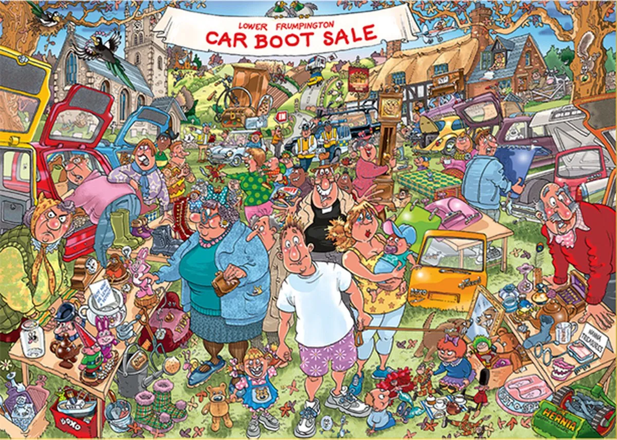 Wasgij Original 35 Vlooienmarkt Vondsten! Puzzel 1000 Stuks - afbeelding 6 van 6