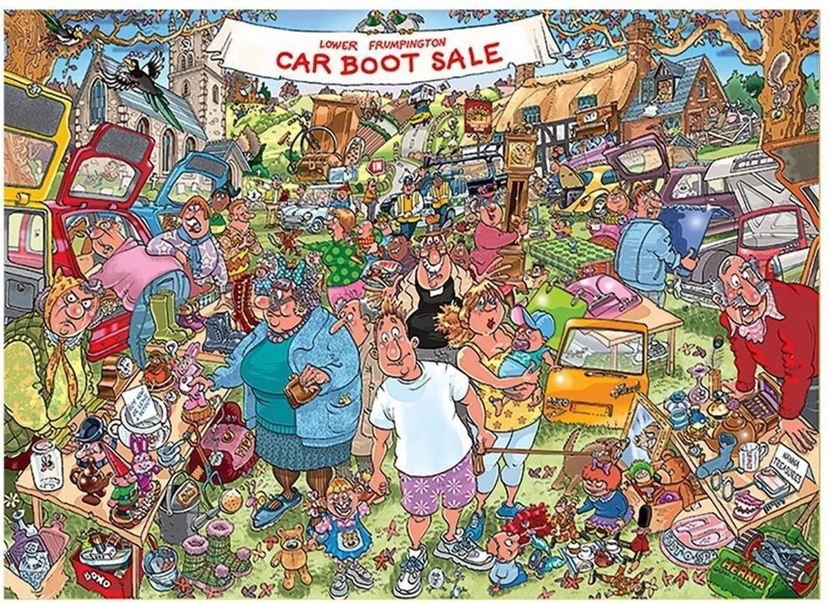 Wasgij Original 35 Vlooienmarkt Vondsten! Puzzel 1000 Stuks